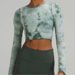 Lululemon Ebb to Street long sleeve shirt ‘Marble Dye’